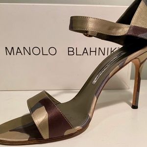 Camouflage Manolo Blahniks Size 39